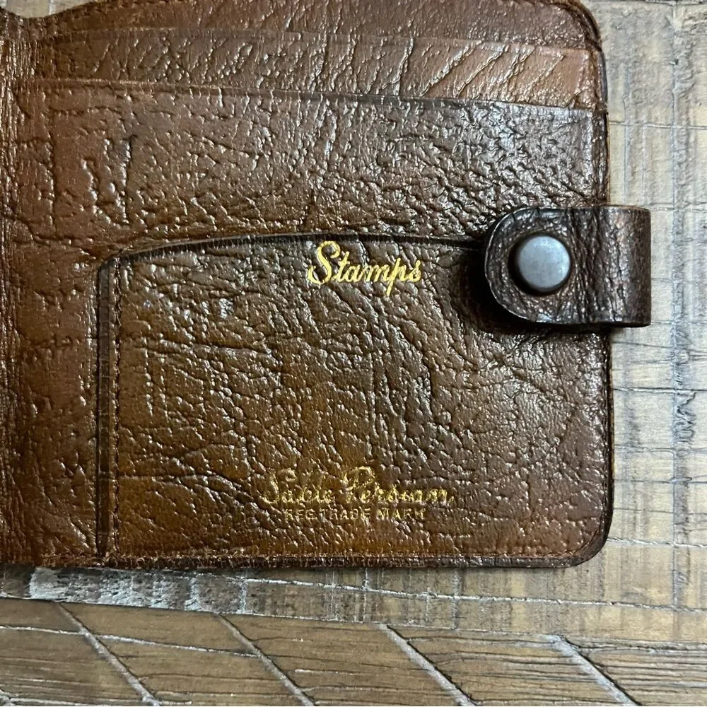 Vintage Sable Persian Leather Slim Jacket Wallet.